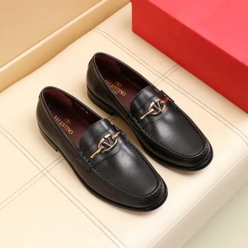 Replica Valentino Leather Shoes For Men #1463087 $85.00 USD for Wholesale