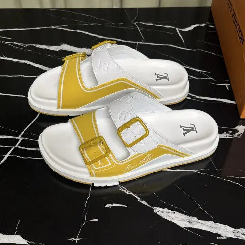 Wholesale Louis Vuitton Slippers For Men #1463106 $68.00 USD, Wholesale Quality Replica Louis Vuitton Slippers