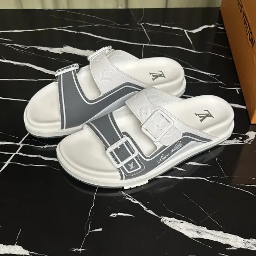 Wholesale Louis Vuitton Slippers For Men #1463107 $68.00 USD, Wholesale Quality Replica Louis Vuitton Slippers