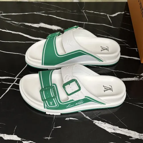 Wholesale Louis Vuitton Slippers For Men #1463108 $68.00 USD, Wholesale Quality Replica Louis Vuitton Slippers
