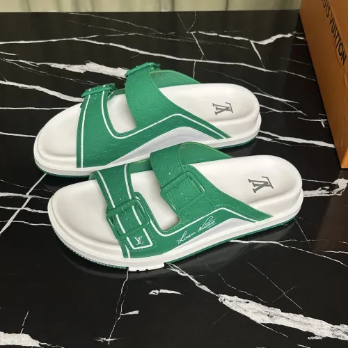 Wholesale Louis Vuitton Slippers For Men #1463109 $68.00 USD, Wholesale Quality Replica Louis Vuitton Slippers