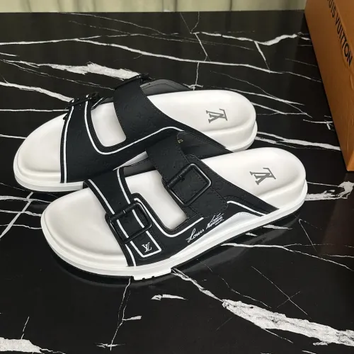 Wholesale Louis Vuitton Slippers For Men #1463110 $68.00 USD, Wholesale Quality Replica Louis Vuitton Slippers