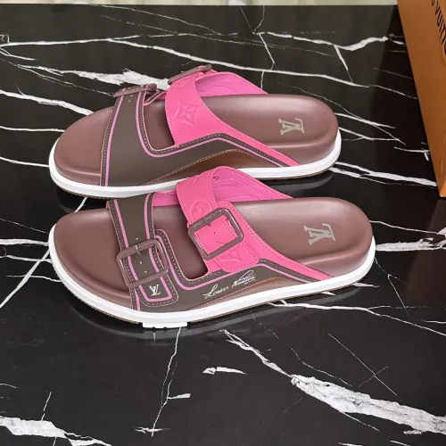 Wholesale Louis Vuitton Slippers For Men #1463111 $68.00 USD, Wholesale Quality Replica Louis Vuitton Slippers
