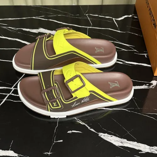 Wholesale Louis Vuitton Slippers For Men #1463112 $68.00 USD, Wholesale Quality Replica Louis Vuitton Slippers