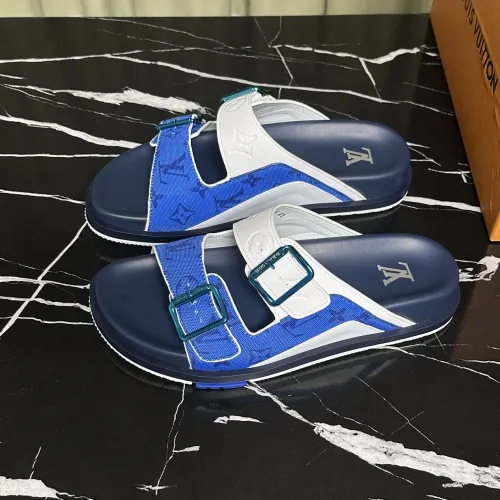 Wholesale Louis Vuitton Slippers For Men #1463114 $68.00 USD, Wholesale Quality Replica Louis Vuitton Slippers