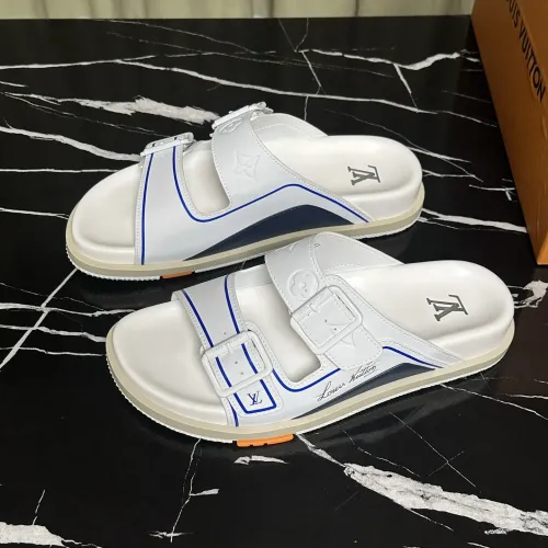 Wholesale Louis Vuitton Slippers For Men #1463116 $68.00 USD, Wholesale Quality Replica Louis Vuitton Slippers
