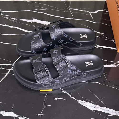Wholesale Louis Vuitton Slippers For Men #1463124 $68.00 USD, Wholesale Quality Replica Louis Vuitton Slippers