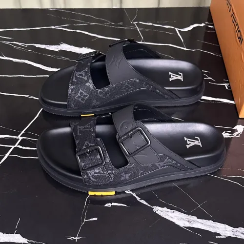 Wholesale Louis Vuitton Slippers For Men #1463125 $68.00 USD, Wholesale Quality Replica Louis Vuitton Slippers