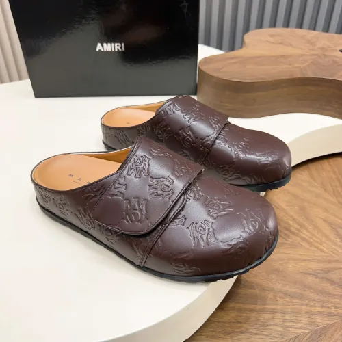 Wholesale Amiri Slippers For Men #1463159 $80.00 USD, Wholesale Quality Replica Amiri Slippers