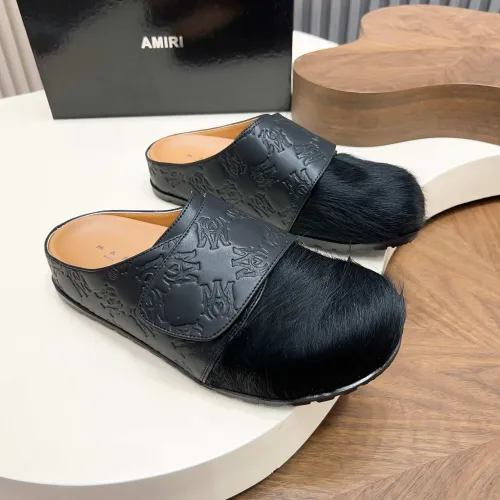 Wholesale Amiri Slippers For Men #1463171 $80.00 USD, Wholesale Quality Replica Amiri Slippers