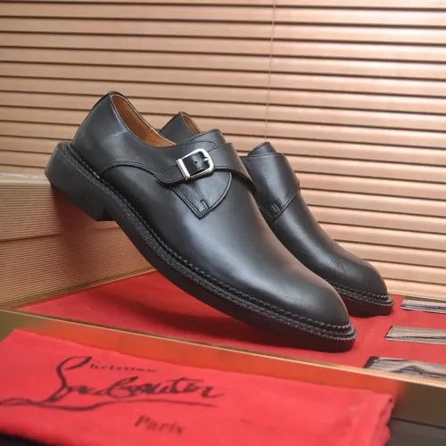 Replica Christian Louboutin Leather Shoes For Men #1463179 $115.00 USD for Wholesale