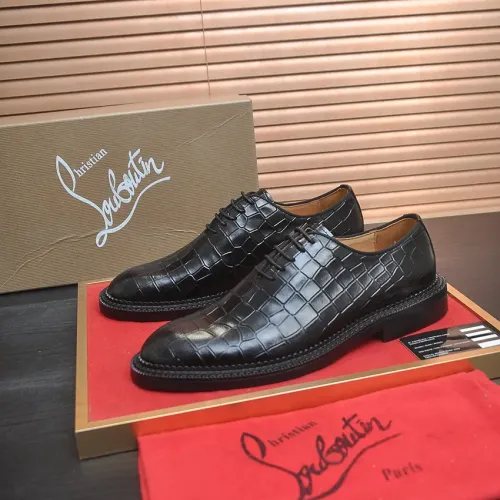 Wholesale Christian Louboutin Leather Shoes For Men #1463193 $115.00 USD, Wholesale Quality Replica Christian Louboutin Leather Shoes