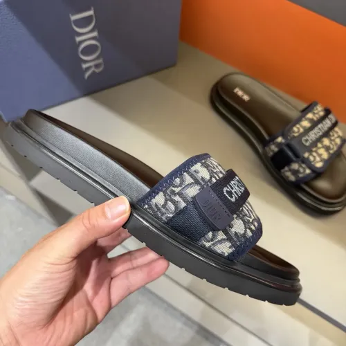Replica Christian Dior Slippers For Men #1463203 $52.00 USD for Wholesale