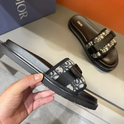 Replica Christian Dior Slippers For Men #1463204 $52.00 USD for Wholesale