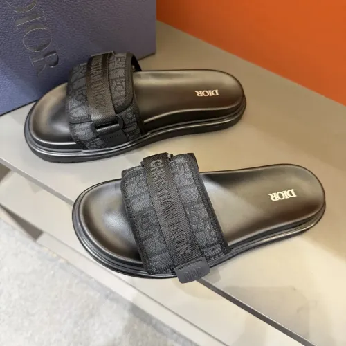 Wholesale Christian Dior Slippers For Men #1463205 $52.00 USD, Wholesale Quality Replica Christian Dior Slippers
