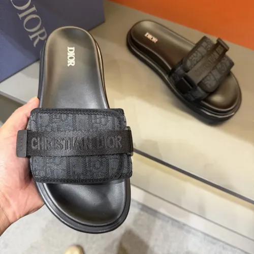 Replica Christian Dior Slippers For Men #1463205 $52.00 USD for Wholesale
