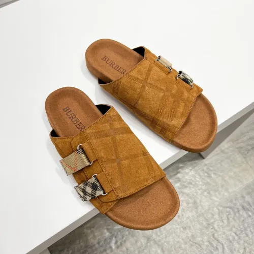 Wholesale Burberry Slippers For Men #1463207 $64.00 USD, Wholesale Quality Replica Burberry Slippers