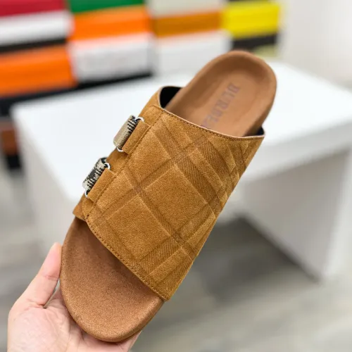 Replica Burberry Slippers For Men #1463207 $64.00 USD for Wholesale