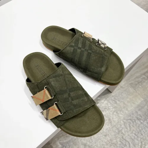 Wholesale Burberry Slippers For Men #1463208 $64.00 USD, Wholesale Quality Replica Burberry Slippers