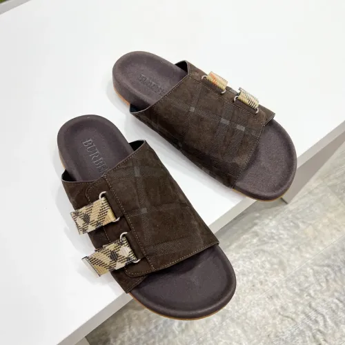 Wholesale Burberry Slippers For Men #1463210 $64.00 USD, Wholesale Quality Replica Burberry Slippers