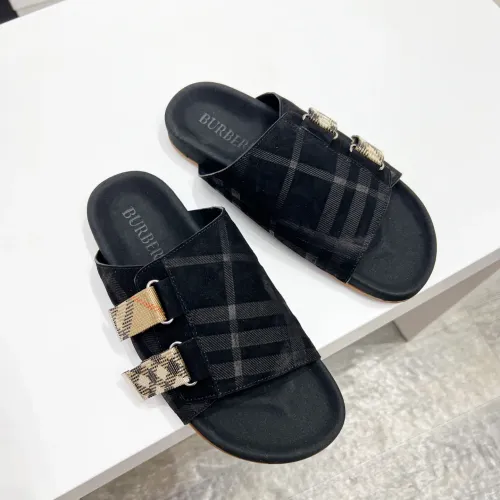 Wholesale Burberry Slippers For Men #1463211 $64.00 USD, Wholesale Quality Replica Burberry Slippers