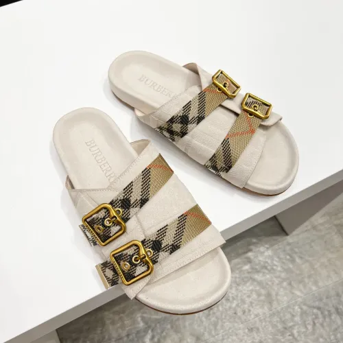 Wholesale Burberry Slippers For Men #1463212 $64.00 USD, Wholesale Quality Replica Burberry Slippers