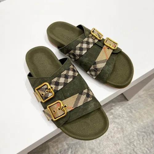 Wholesale Burberry Slippers For Men #1463214 $64.00 USD, Wholesale Quality Replica Burberry Slippers