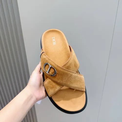 Replica Christian Dior Slippers For Men #1463248 $60.00 USD for Wholesale