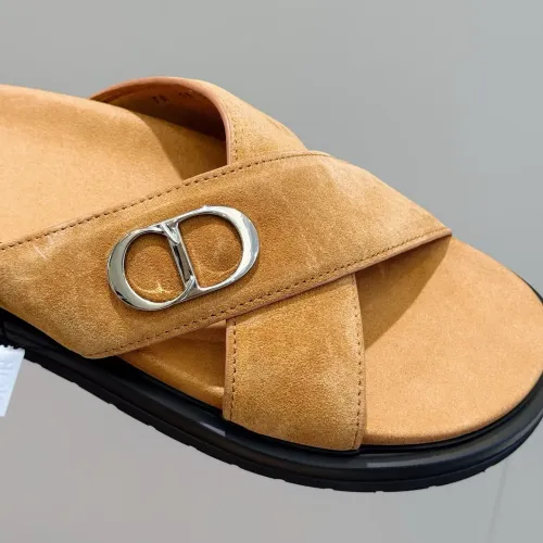 Replica Christian Dior Slippers For Men #1463248 $60.00 USD for Wholesale
