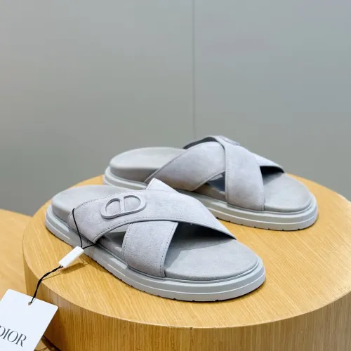 Wholesale Christian Dior Slippers For Men #1463249 $60.00 USD, Wholesale Quality Replica Christian Dior Slippers