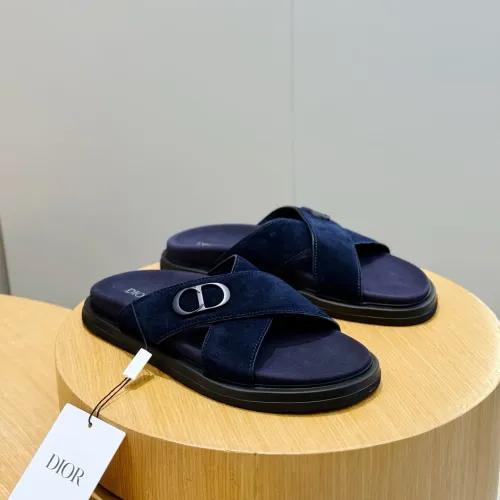 Wholesale Christian Dior Slippers For Men #1463250 $60.00 USD, Wholesale Quality Replica Christian Dior Slippers