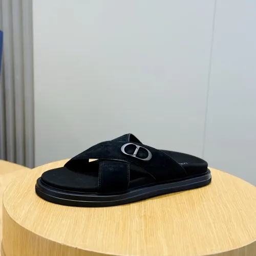 Replica Christian Dior Slippers For Men #1463251 $60.00 USD for Wholesale