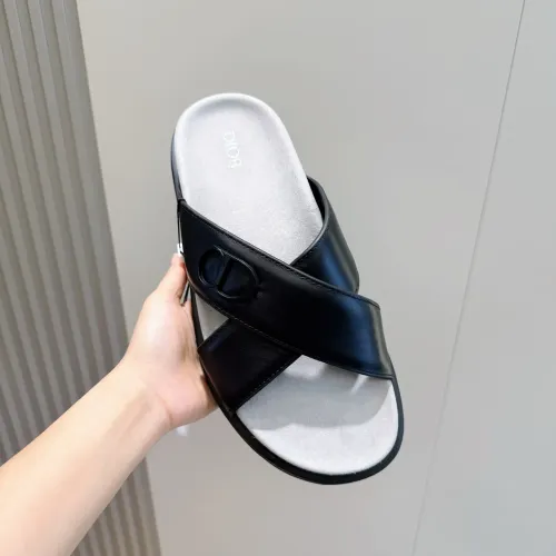 Replica Christian Dior Slippers For Men #1463252 $60.00 USD for Wholesale