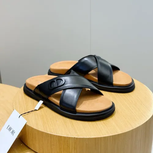 Wholesale Christian Dior Slippers For Men #1463253 $60.00 USD, Wholesale Quality Replica Christian Dior Slippers