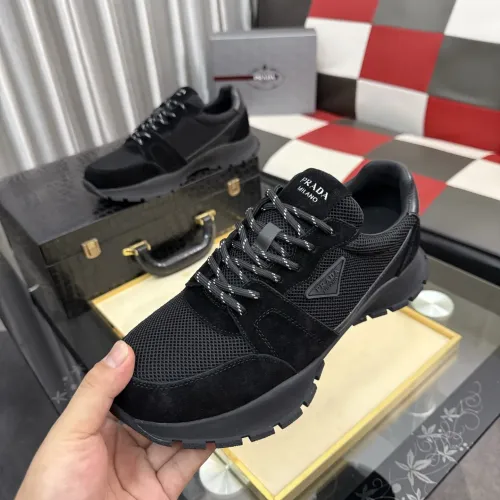 Wholesale Prada Casual Shoes For Men #1463334 $102.00 USD, Wholesale Quality Replica Prada Casual Shoes