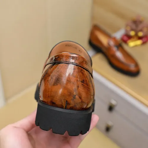 Replica Hermes Leather Shoes For Men #1463386 $96.00 USD for Wholesale