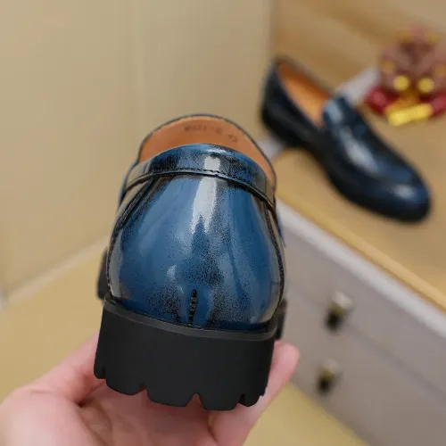 Replica Hermes Leather Shoes For Men #1463388 $96.00 USD for Wholesale