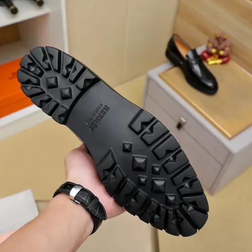Replica Hermes Leather Shoes For Men #1463389 $96.00 USD for Wholesale