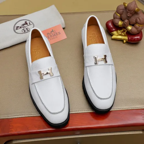 Wholesale Hermes Leather Shoes For Men #1463390 $96.00 USD, Wholesale Quality Replica Hermes Leather Shoes