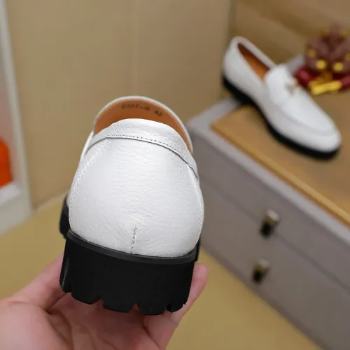 Replica Hermes Leather Shoes For Men #1463390 $96.00 USD for Wholesale