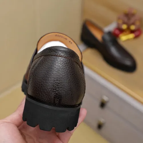 Replica Hermes Leather Shoes For Men #1463391 $96.00 USD for Wholesale
