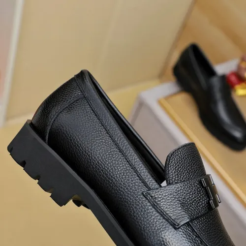 Replica Hermes Leather Shoes For Men #1463392 $96.00 USD for Wholesale