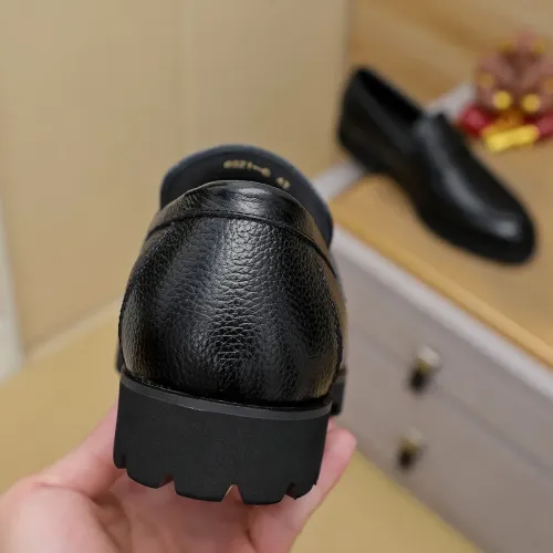 Replica Hermes Leather Shoes For Men #1463392 $96.00 USD for Wholesale