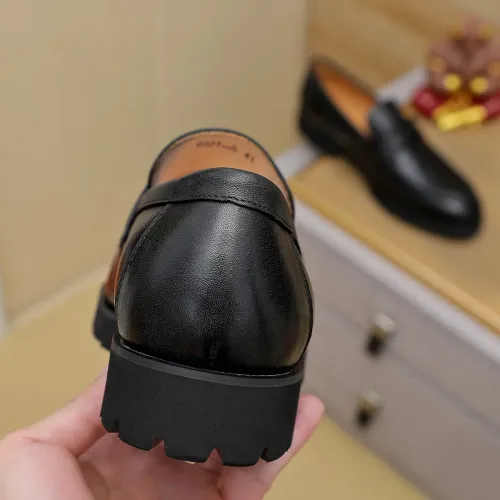 Replica Hermes Leather Shoes For Men #1463393 $96.00 USD for Wholesale
