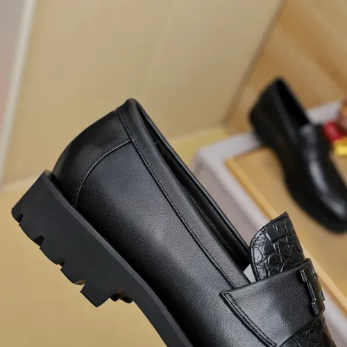 Replica Hermes Leather Shoes For Men #1463394 $96.00 USD for Wholesale