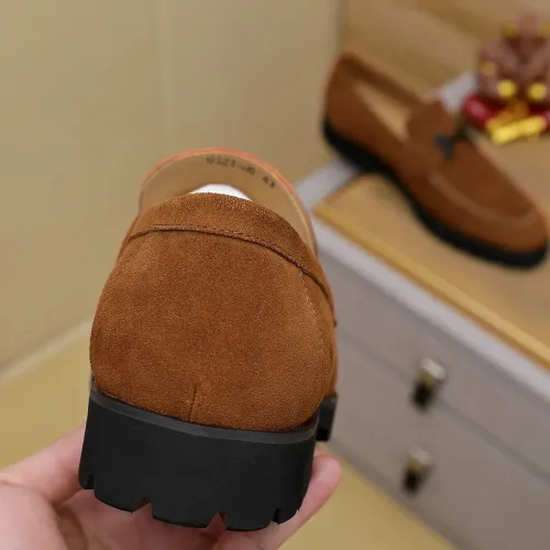 Replica Hermes Leather Shoes For Men #1463395 $96.00 USD for Wholesale