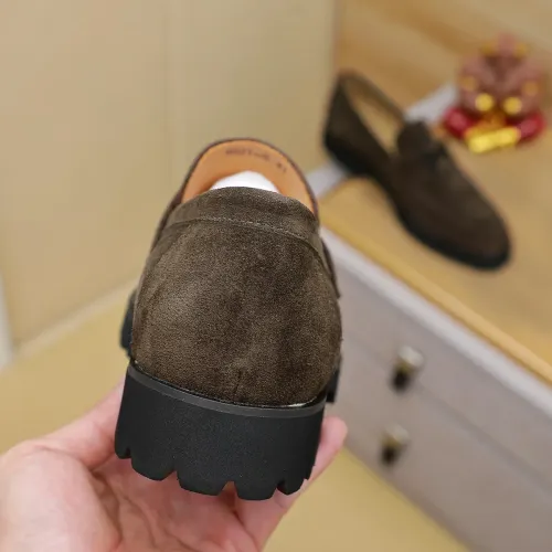 Replica Hermes Leather Shoes For Men #1463396 $96.00 USD for Wholesale