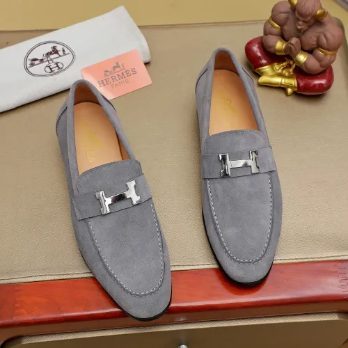 Wholesale Hermes Leather Shoes For Men #1463400 $85.00 USD, Wholesale Quality Replica Hermes Leather Shoes