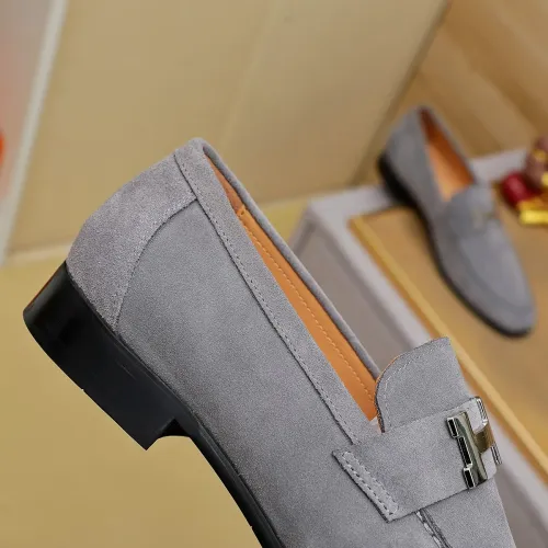 Replica Hermes Leather Shoes For Men #1463400 $85.00 USD for Wholesale