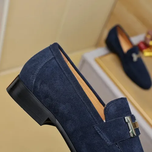 Replica Hermes Leather Shoes For Men #1463401 $85.00 USD for Wholesale